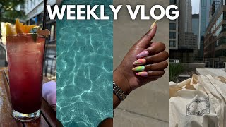 WEEKLY VLOG: Pool Day, Trying GelX Nails, Going Out w/ Friends, Running Errands + MORE! | NYLA IMANI