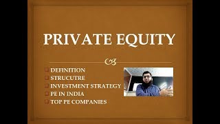 UNDERSTANDING PRIVATE EQUITY