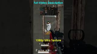 Pubg 1080p only texture ultra Benchmark with RX 6600  #shorts #pubg