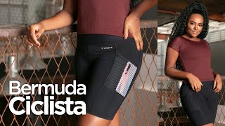 Bermuda Tela Ciclista e Blusa Hexa | FITNESS | ROMANCE