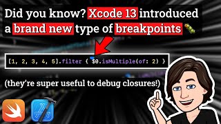 There's a NEW type of breakpoint in Xcode! (it's called a column breakpoint, it's pretty awesome 💫)