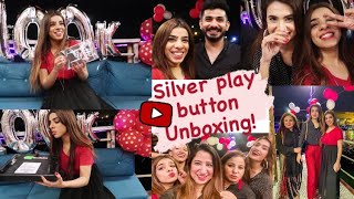 Sidra Bhabhi Unboxing Silver Play Button | Emotional Moments | Sagittarius Horoscope | Yusravlogs