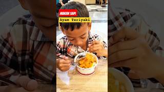 Makan Sapi Ayam Teriyaki #shortvideo #short #shorts  #kuliner #makan  #food