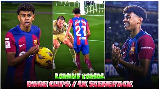 Lamine Yamal Fc Barcelona / RARE CLIPS ● SCENEPACK 4K (With AE CC and TOPAZ)