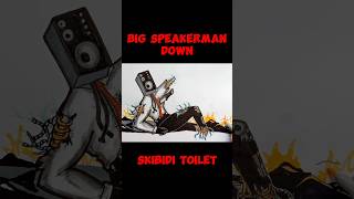 If Big Speakerman Down | Drawing Skibidi Toilet, #shorts  #skibiditoilet