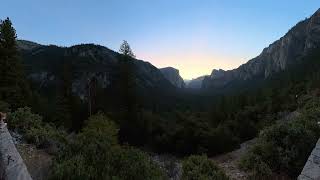 Sunrise over Tunnel View and Yosemite 20240817 360crop