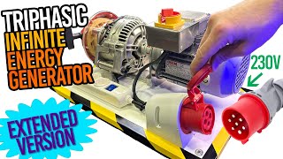 Free Energy with an Alternator and an Electric Motor - Long Video