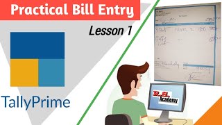 Tally Prime-Bill Entry in tally prime|purchase and sales bill entry|Practical Bill Entry|tally prime