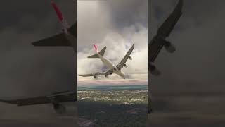 Approach and Landings Boeing 747 Cargolux AIA at Memphis#shorts