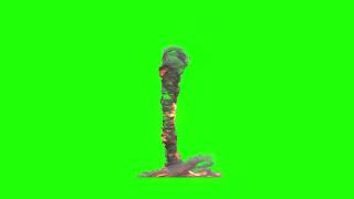 4K FIRE TORNADO with motion GREEN SCREEN #VFX