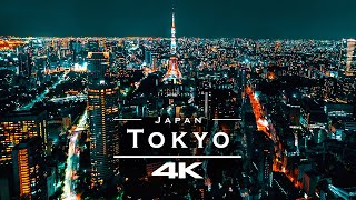 Tokyo, Japan 🇯🇵 - by drone [4K] TIMELAPSE