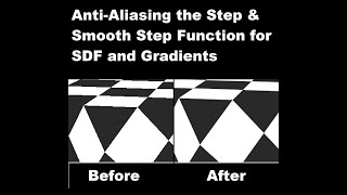 Anti-Aliased Step & Smooth Step Material Function (UE5)