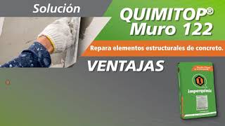 Quimitop® Muro 122 repara elementos estructurales de concreto.