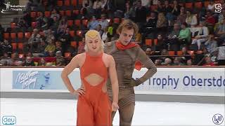 Danza libre de Olivia Smart & Tim Dieck en el ISU Challenger Nebelhorn Trophy 2024