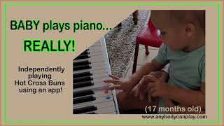 Baby Can Play Piano   REALLY!