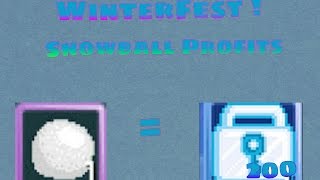 Growtopia - Tips How I Get Rich In Winterfest!