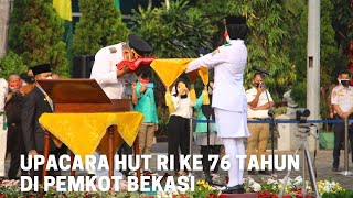 Wali Kota Bekasi Menjadi Inspektur Upacara HUT RI ke 76 Tahun