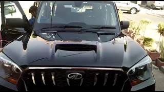 Mahindra Scorpio Back color look with glossy Glass coating