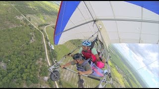 Hang gliding at Florida Ridge Air Sports Park in May 2016