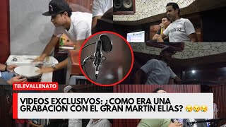 Videos exclusivos: ¿Como era una grabación con el gran Martín Elías?