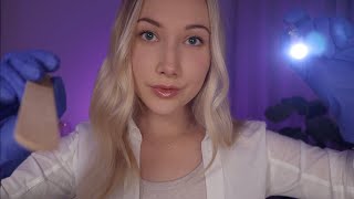 ASMR FAST Cranial Nerve Exam | Eyes, Ears, Reflexes, & Sensation Tests ⚡