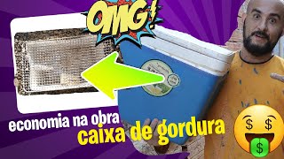 ECONOMIZE NA SUA OBRA !! FAÇA VOCÊ MESMO SUA CAIXA DE GORDURA free grease trap 免费隔油池