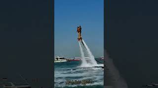 flyboard, main beginian enak yg dibelakang