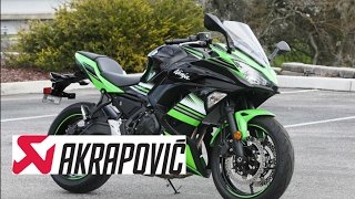 2017 Kawasaki Ninja 650 Exhaust Akrapovic