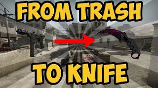 CS:GO Trading: From (0.03$) Trash To Knife (+100$)  Episode 3