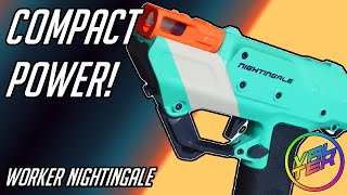 This Compact Nerf Pistol SLAPS!!! | Worker Nightingale Review