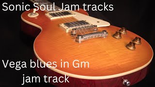 Vega blues in Gm jam track