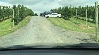 The only time the Captiva will go offroad (gravel hill climb)