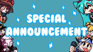 SPECIAL ANNOUNCEMENT