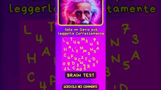 SOLO I GENI LA SANNO LEGGERE! #brain #iqtest #illusion