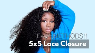 ♡ What Lace? Beginner Friendly Easy Install Undetectable HD Lace Closure wig! #BeautyForeverHair