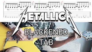 [TAB] Metallica - Blackened 악보