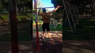 archer pull ups for big back & biceps. #shorts #calisthenics #motivation #power #gym