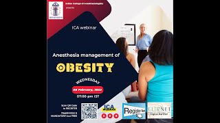 Anesthesia for OBESITY | ICA Webinar 134