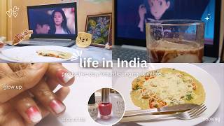 Productive And Chill Day in My Life Vlog🌿☁️ | Aesthetic vlog Indian | introvert girl diaries🌸