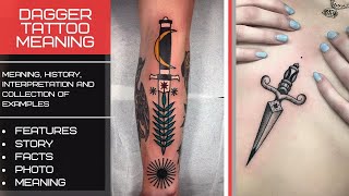 Dagger tattoo meaning - facts and photos