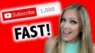 How to Get 1,000 Subscribers FAST! 🔥