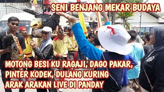 Motong besi kuragaji, dago pakar, pinter kodek, dulang kuring. Seni benjang Mekar Budaya di panday