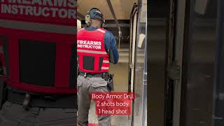 Demonstrating Failure to stop / Body Armor Drill ‼️ To new shooters