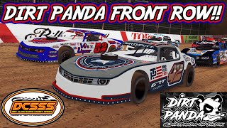 A DIRT PANDA FRONT ROW!!! DCSSS A Feature from 03/09/20 - Iracing Dirt Street Stocks