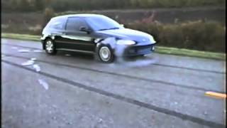 Civic si Burnout