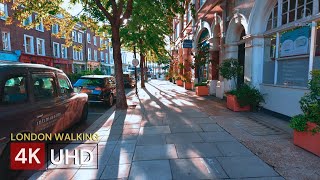 Evening Walk in London | Victoria to Sloane Square Sunset Tour | 4K