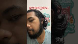 Progres minggu ke-14 penggunaan minoxidil Rogaine Foam #minoxidil #brewok #beard #rogaine #kirkland