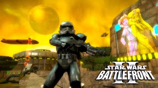 Star Wars Battlefront 2 2005 Mods - Nal Hutta: Spaceport - Empire vs Rebels vs Hutt Cartel