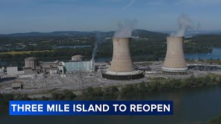 Three Mile Island is reopening its Unit 1 reactor in Pennsylvania and selling power to Microsoft