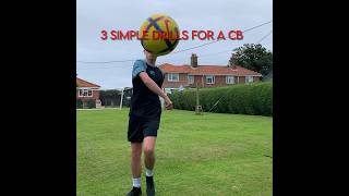 3 simple drills for a CB! What should I do next? | #football #soccer #footballdrills #drills #cbs